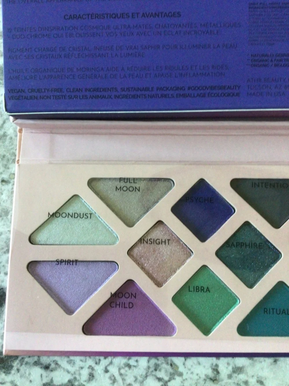 ATHR Beauty Moonlight Crystal Eyeshadow Palette, New